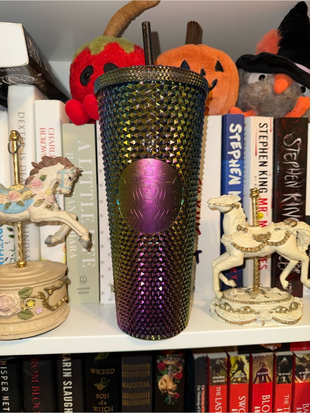 Starbucks Iridescent Studded Tumbler - Purple Green